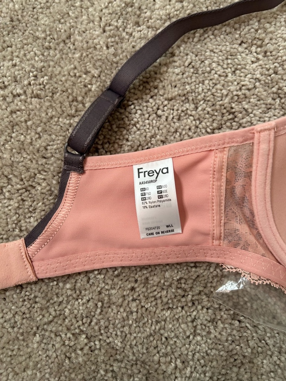 Freya Nude/Tan Strapless Bra - Picture 6 of 8